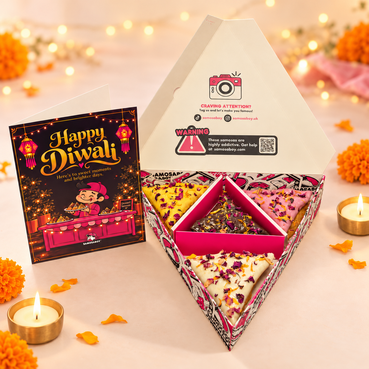 The Diwali Box (FREE Happy Diwali Card Included)