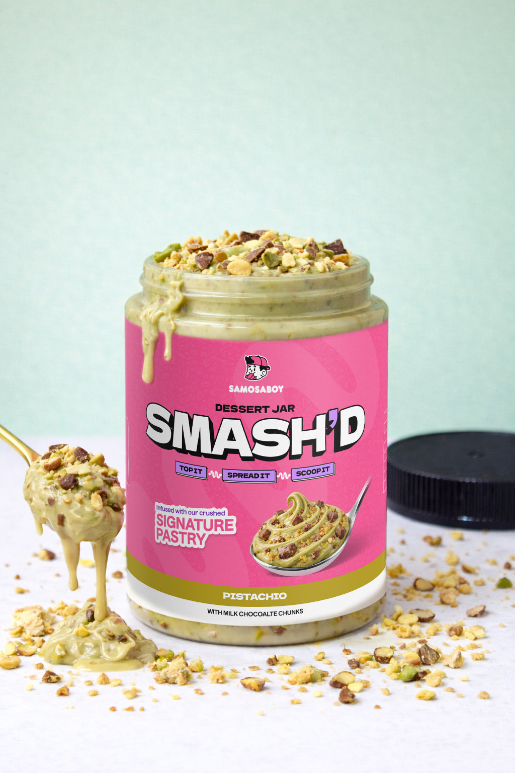 SMASH'D Pistachio Dessert Jar