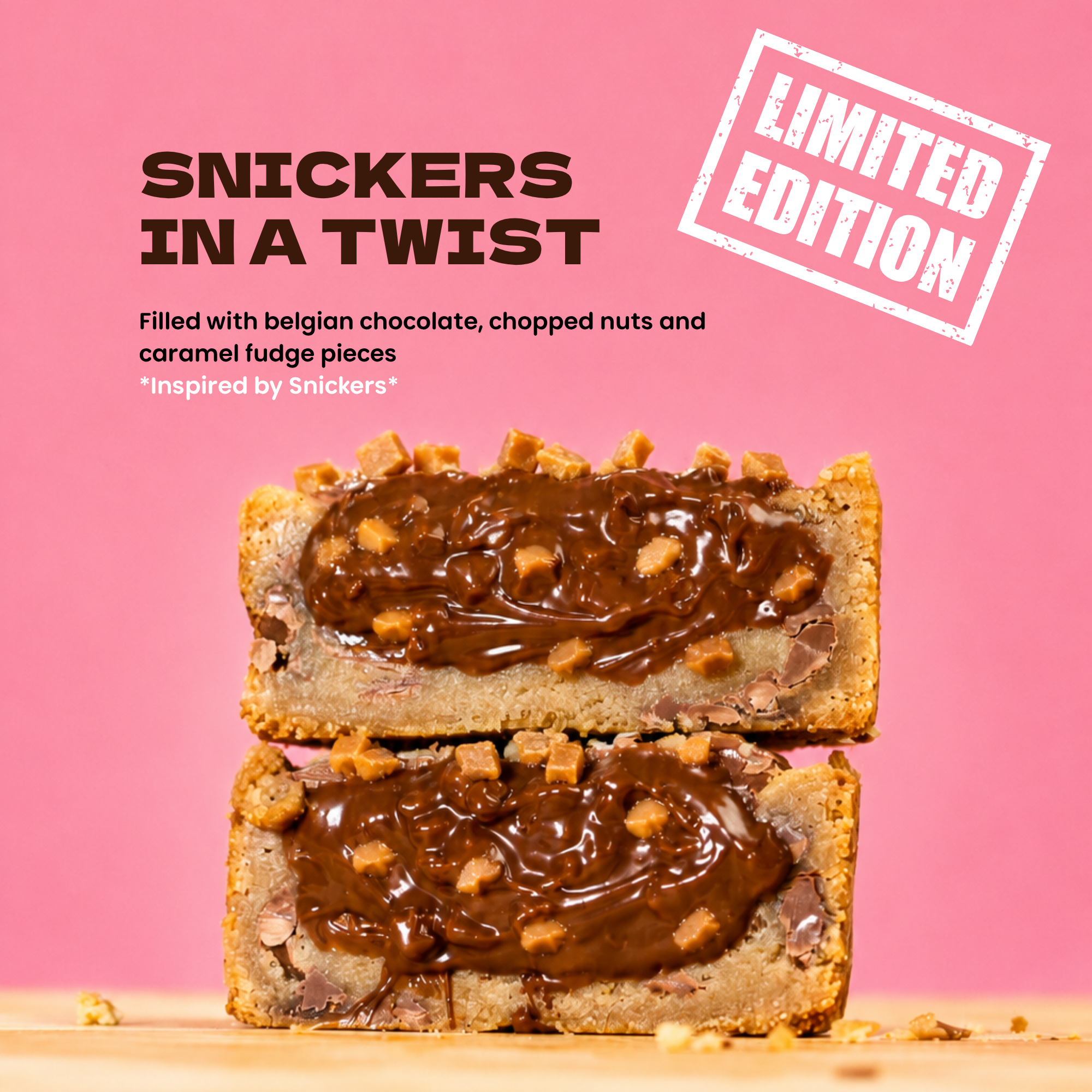 SNICKERS IN A TWIST COOKIE CUP